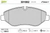 Тормозные колодки дисковые MB/VW Sprinter/Viano/Vito/Crafter "1,8-3,7 "F "03>> Valeo 301882 (фото 1)