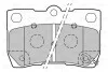 Тормозные колодки дисковые LEXUS GS/IS "2,2-4,3 "R "05-13 Valeo 301888 (фото 2)
