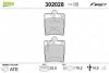 Тормозные колодки дисковые MERCEDES C-Class/CLC/CLK/E-Class/SLF "1,8-4,3 "F "95-11 Valeo 302028 (фото 1)