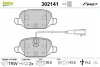 Тормозные колодки дисковые ABARTH/FIAT/LANCIA 500/Panda/Ypsilon/Idea "0,9-1,6 "R "04>> Valeo 302141 (фото 1)