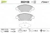 Тормозные колодки дисковые HONDA CR-Z/Jazz/Insight "1,2-1,5 "F "08>> Valeo 302158 (фото 1)