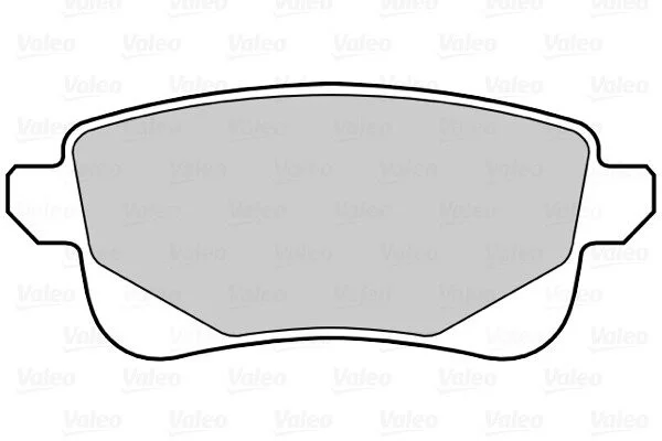 Тормозные колодки дисковые RENAULT Grand Scenic/Scenic "1,2-2,0 "R "09>> Valeo 302232 (фото 1)
