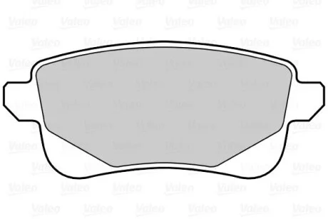 Тормозные колодки дисковые RENAULT Grand Scenic/Scenic "1,2-2,0 "R "09>> Valeo 302232