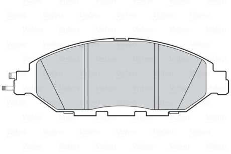 Гальмівні колодки дискові INFINITI/NISSAN Jx/Pathfinder/Murano/QX60 "2,5-3,5 "F "12>> Valeo 302321 (фото 1)