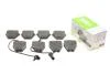 Колодки тормозные (передние) Audi A4 97-01/A6 97-05/VW Passat B5 00-05/Phaeton 02-08 (+датчики) Valeo 302333 (фото 1)