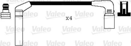 VALEO CHEVROLET дроти високої напруги Aveo 1.2,Matiz 1.0 Valeo 346040