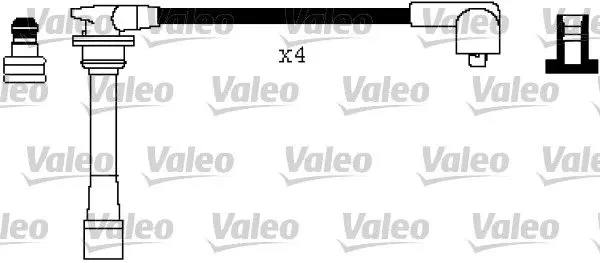 VALEO HYUNDAI комплект високовольтних проводів Elantra,Tucson,Kia cerato,Ceed 1.6/2.0 Valeo 346330 (фото 1)