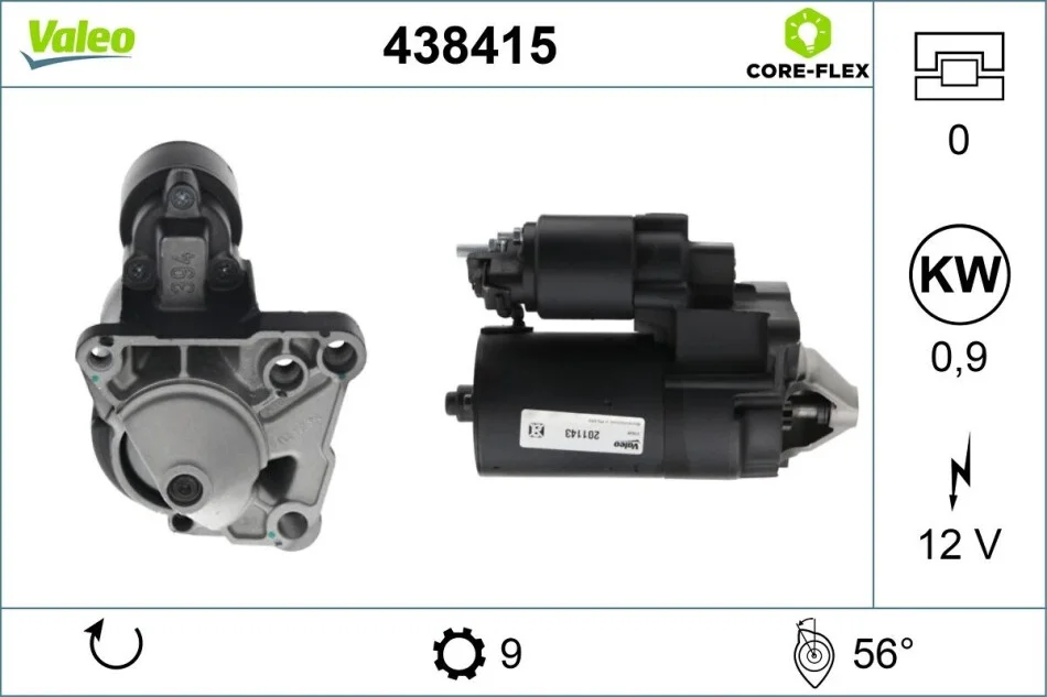 Стартер Valeo 438415 (фото 1)