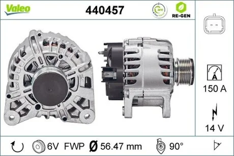 Генератор VALEO Valeo 440457