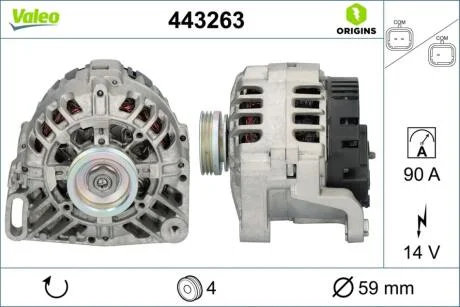Генератор Valeo 443263
