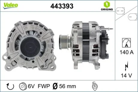 Генератор VALEO Valeo 443393