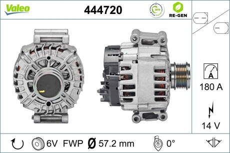 Генератор Valeo 444720