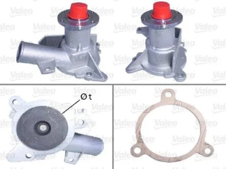 VALEO BMW помпа води 3 E30, 5 E28/E34 Valeo 506169