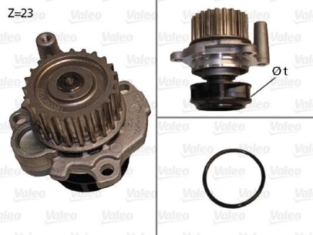 Фото водяной насос Valeo 506532 Водяной насос Valeo 506532