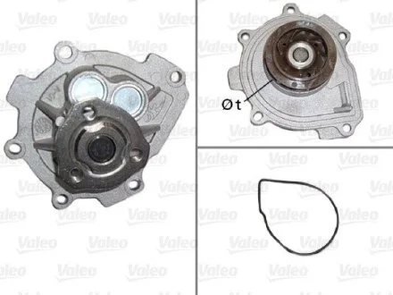 VALEO OPEL помпа води Astra G 1.6 98-,Vectra C 1.6/1.8 Valeo 506837