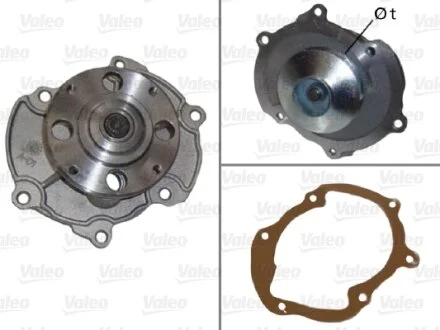 VALEO OPEL помпа води Insignia,Vectra C,Chevrolet,Cadillac,Saab 2.8/3.2/3.6 05- Valeo 506866