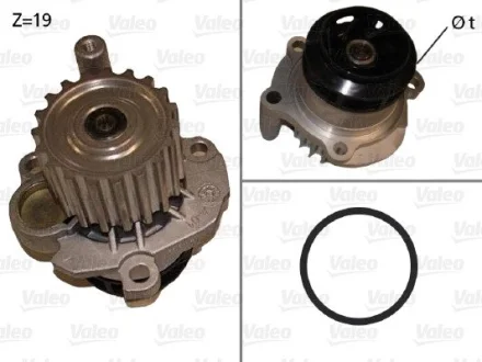 VALEO VW водяна помпа Audi,Golf,Passat,Octavia,Touran,T5 1.9TDI Valeo 506873