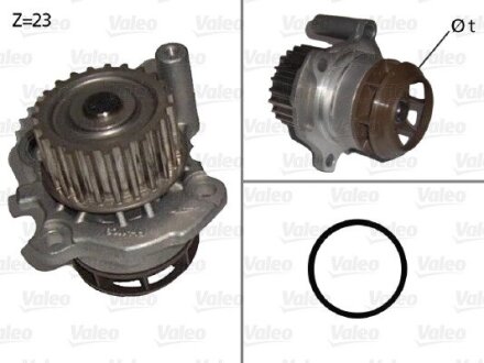VW помпа води Golf,Passat,Touran,Octavia Valeo 506876