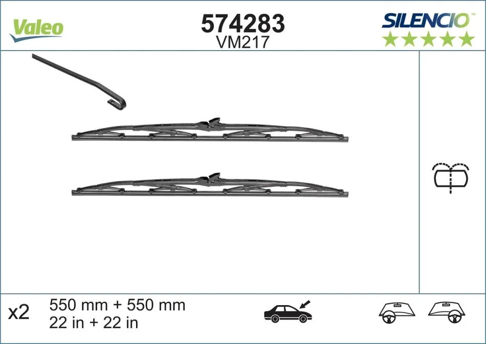 Склоочисник Valeo 574285 (фото 1)