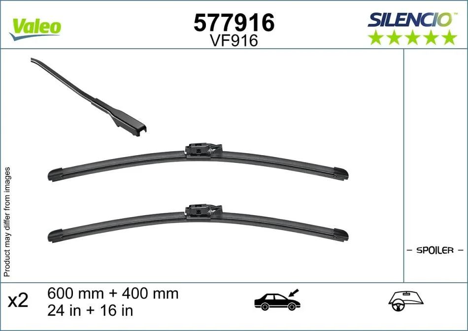 Щітки склоочисника Valeo 577916 (фото 1)