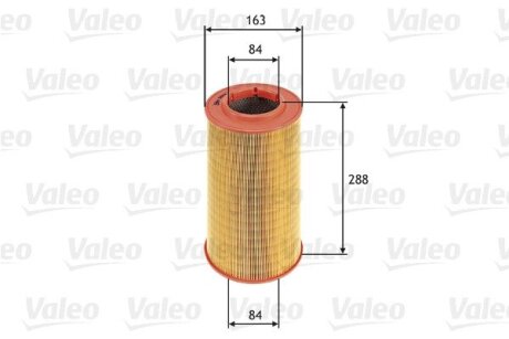 Фільтр повітряний CITROEN/FIAT/PEUGEOT Jumper/Ducato/Boxer "1,9-3,0 "94>> Valeo "585614"