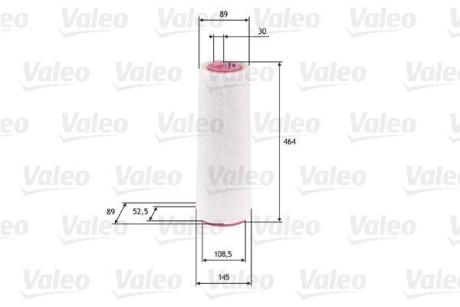 Фильтр воздушный Valeo 585625 (фото 1)