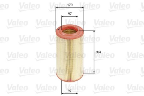 Фільтр повітряний CITROEN/FIAT/IVECO/PEUGEOT Jumper/Ducato/Daily/Boxer "2,0-3,0 "06>> Valeo "585694"
