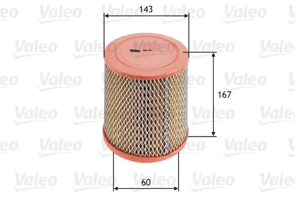 Фильтр воздушный Chrysler Neon 1.6/2.0 16V 99-06 Valeo 585726 (фото 1)