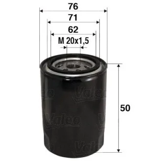 Фильтр масляный Valeo 586001