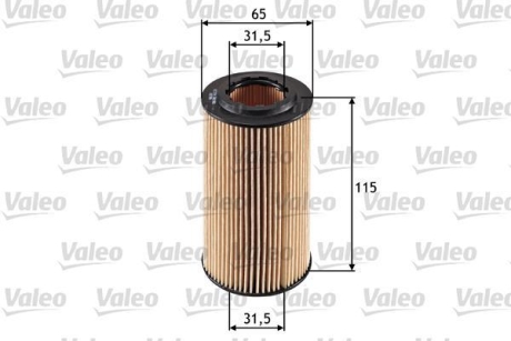 Масляный фильтр (патрон) Valeo 586501