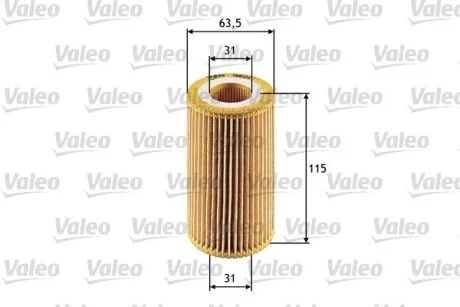 Фільтр масляний Valeo 586524