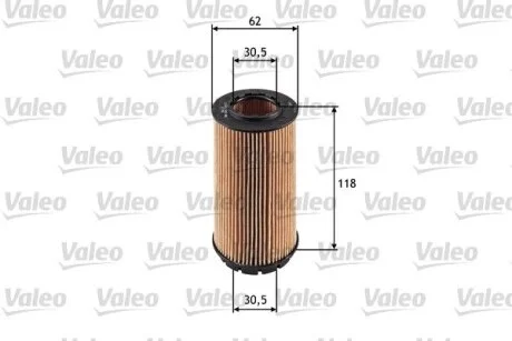 Фільтр масляний CHRYSLER/HYUNDAI/JEEP/KIA Voyager/Santa Fe/Cherokee/Sportage "1,5-2,8 "00-10 Valeo "586525"