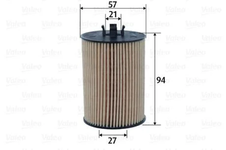 Фильтр масляный MB A-class (W169)/ B-class (W245) 1.5-2.0 04-12 Valeo 586560