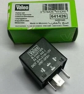 Реле поворотів (12V) Audi 80/100/Peugeot 205/Renault 19/Fiat Uno 66-07 Valeo 641426