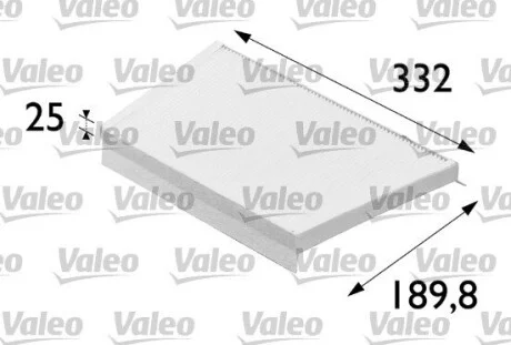 Фільтр салону MB C-class (W203) 00-07 Valeo 698700