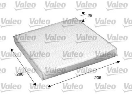 Фильтр салона Skoda Octavia 96-10 (-AC)/SuperB 01-08/VW Caddy 95-04/Passat 00-05/Polo 94-12 Valeo 698885