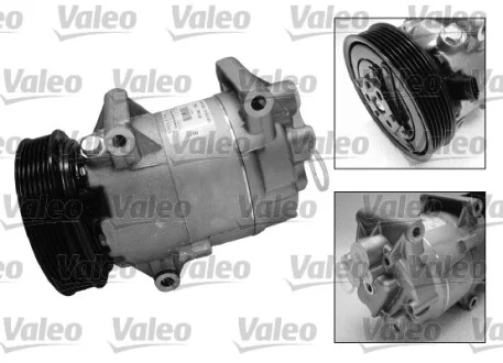 Компресор кондиціонера Nissan Qashqai/Renault Megane/Scenic 1.4-2.0 98- Valeo 699246