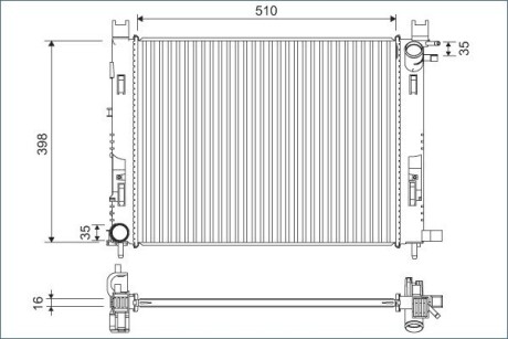 Радиатор Valeo 701120