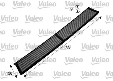 Фільтр салону BMW 1/3/X1 "1,6-3,0 "04-15 Valeo 715503