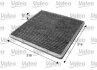 Фільтр салону LEXUS/SUBARU/TOYOTA RX300/Legacy/Camry "2,0-3,5 "98-10 Valeo "715619" (фото 1)