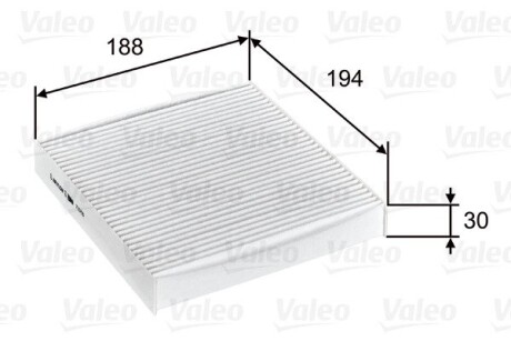 Фильтр салона Valeo 715755