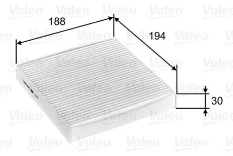 Фильтр салона Valeo 715755