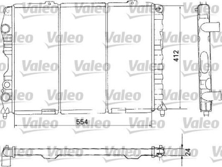 Радиатор Valeo 731283