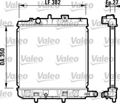 Радіатор Valeo 732726