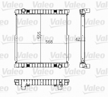 Радиатор Valeo 734872