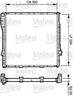 Радіатор Valeo 734896