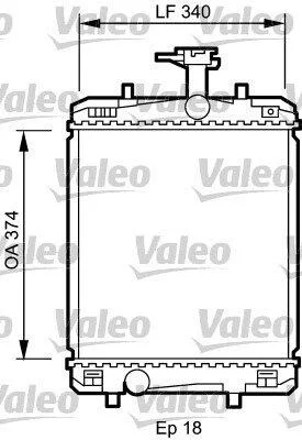Радіатор Valeo 735072 (фото 1)