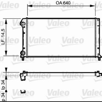 Радіатор охолоджування Valeo 735171