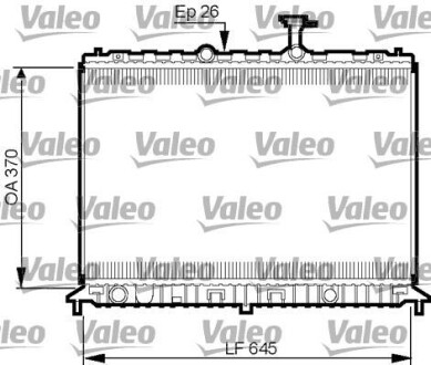 Радиатор Valeo 735501