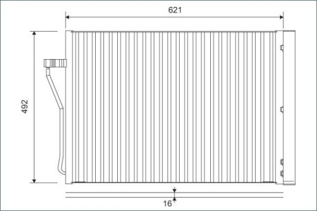 Радіатор кондиціонера Valeo 812879